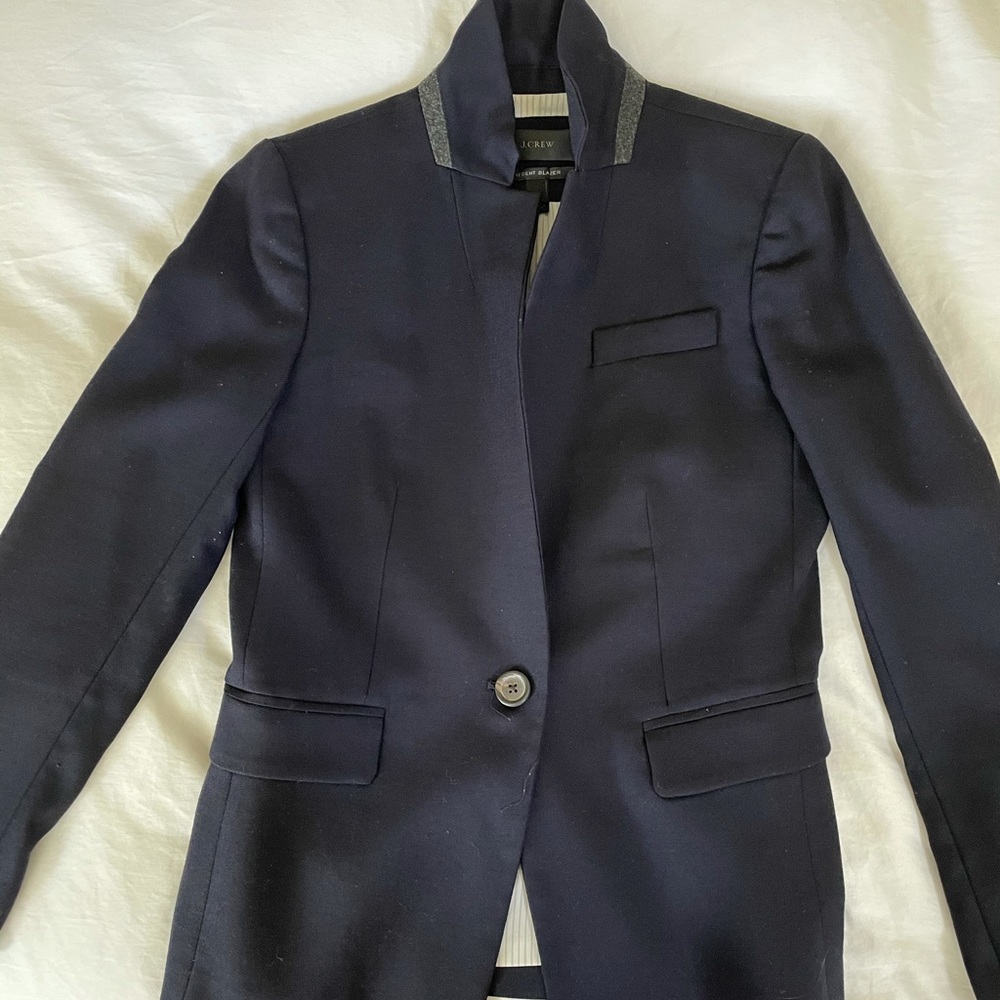 JCrew Blazer Petite Navy Blue